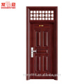 Wholesale steel security door price Anti theft hotel room door with door head